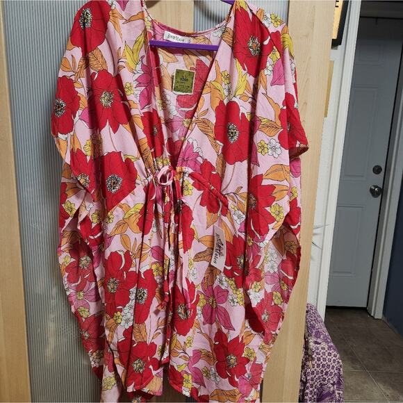 NWT Floral Retro Cover-Up, Large - Picture 1 of 9
